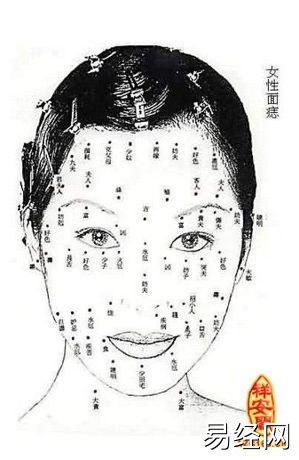 痣相图哪边是左右 痣相哪边是左,哪边是右